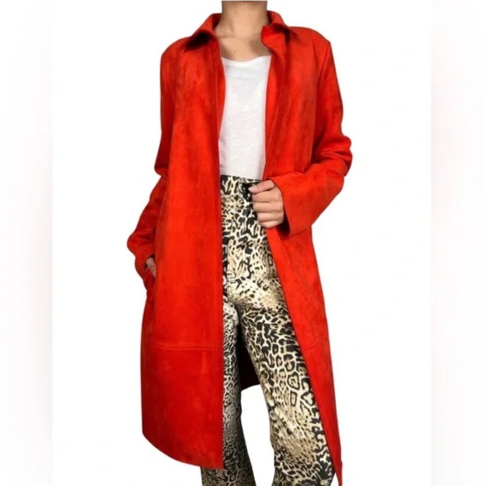NWT Zara suede look coat